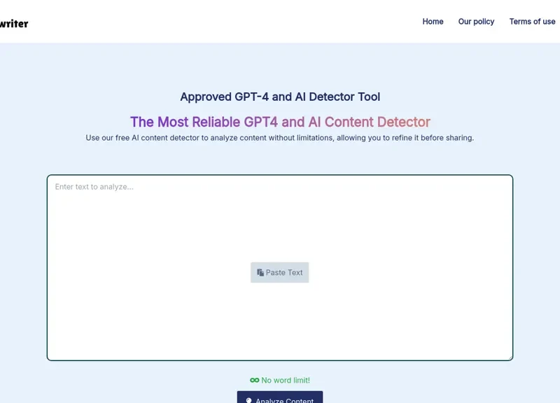 AI Detector Writer