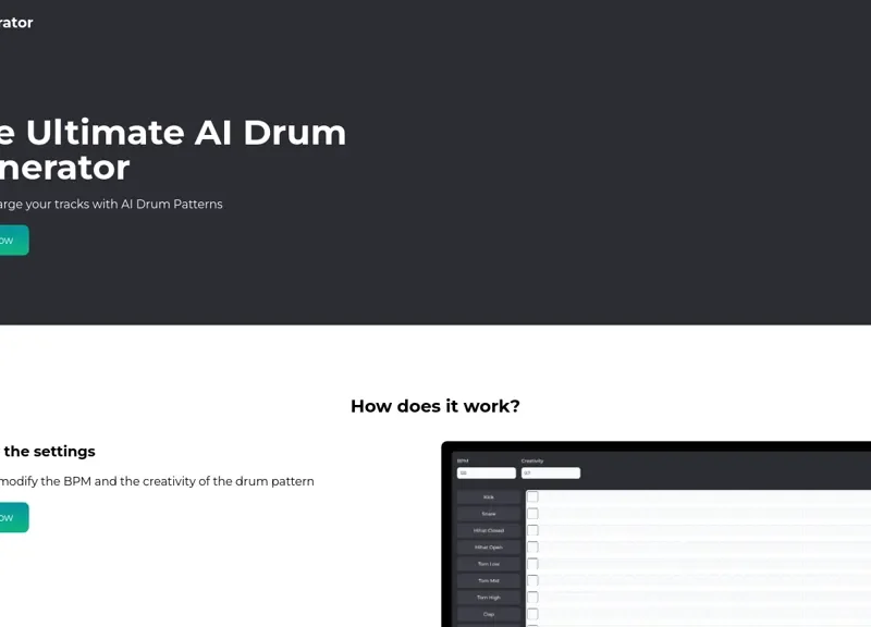 AI Drum Generator