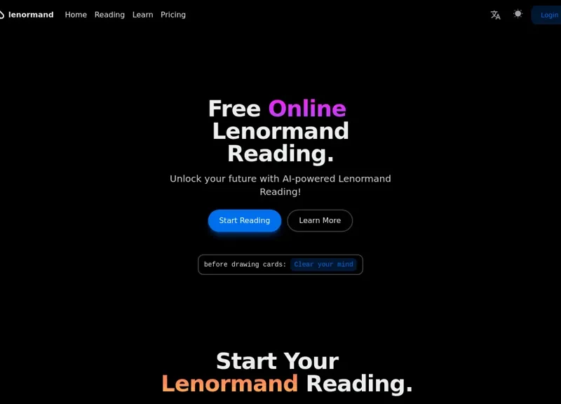 AI Lenormand Online