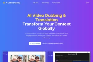 AI Video Dubbing