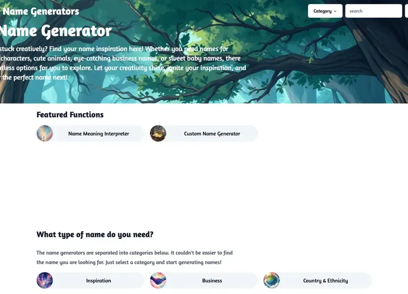 Ai Names Generator