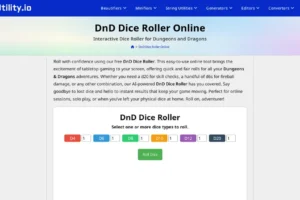 DnD Dice Roller