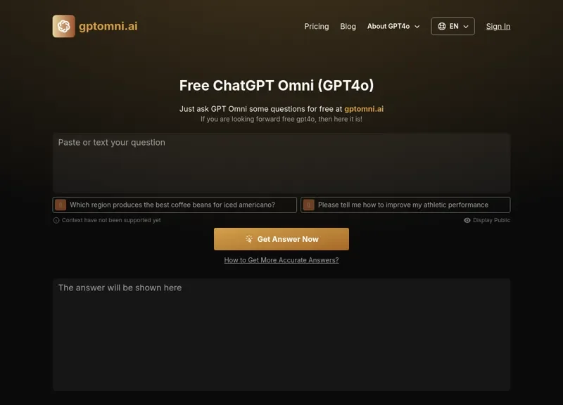 Free ChatGPT Omni