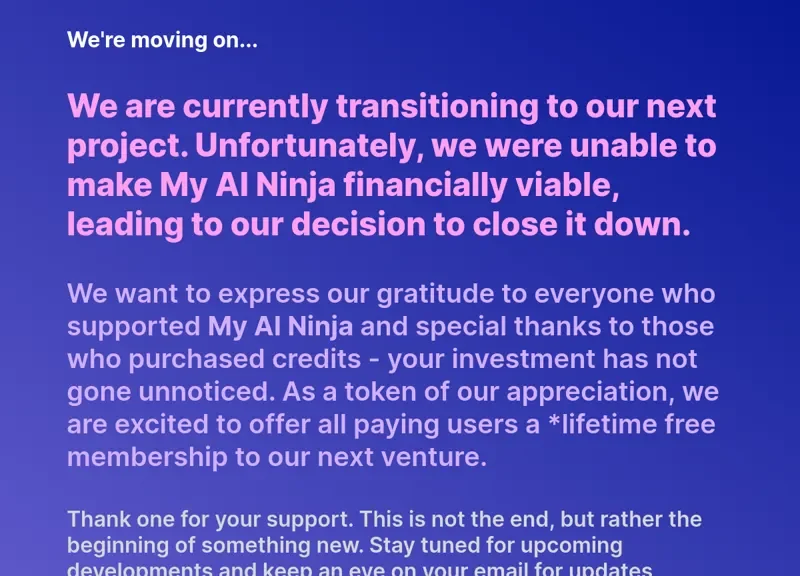 My AI Ninja