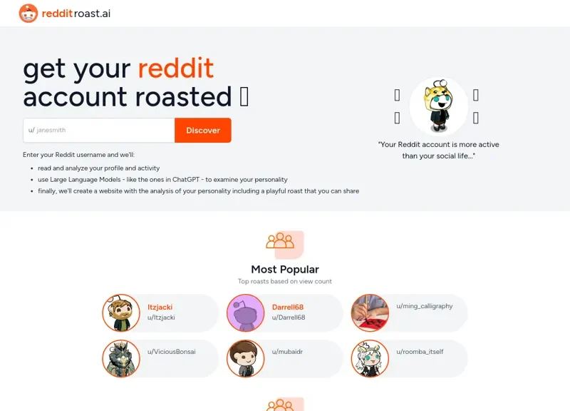 Reddit Roast