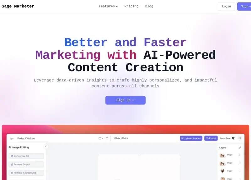 Sage Marketer Data