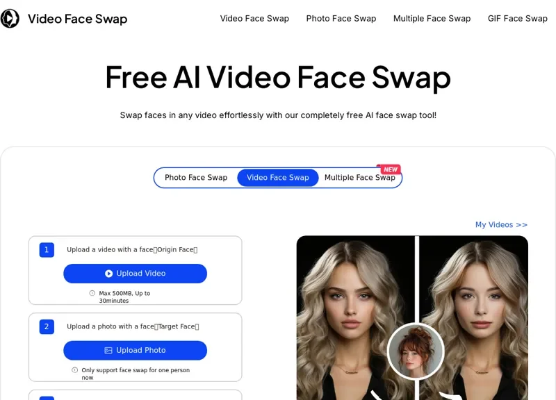 Video Face Swap