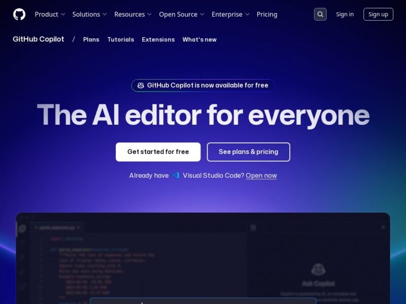 GitHub Copilot AI