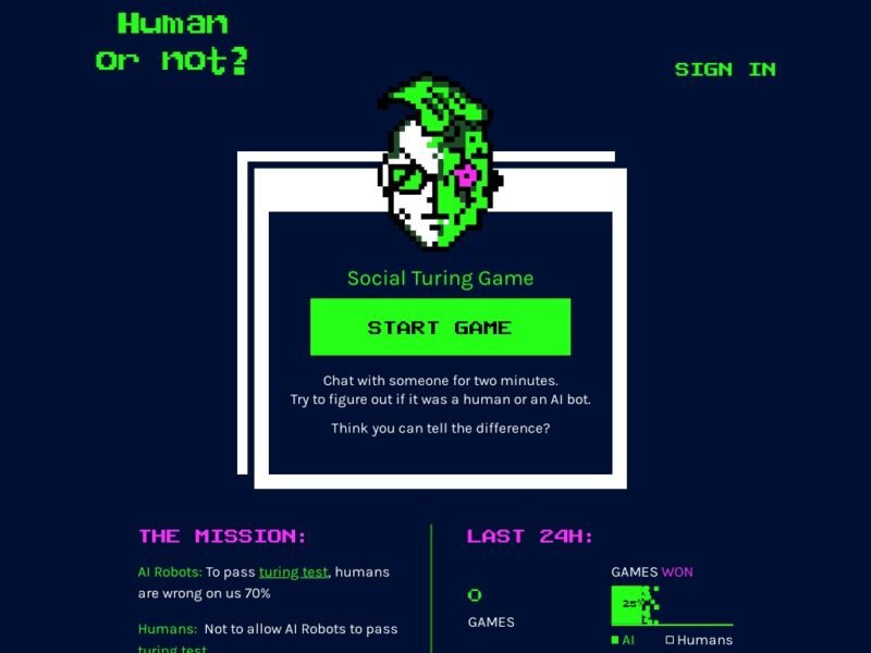Human or Not 2