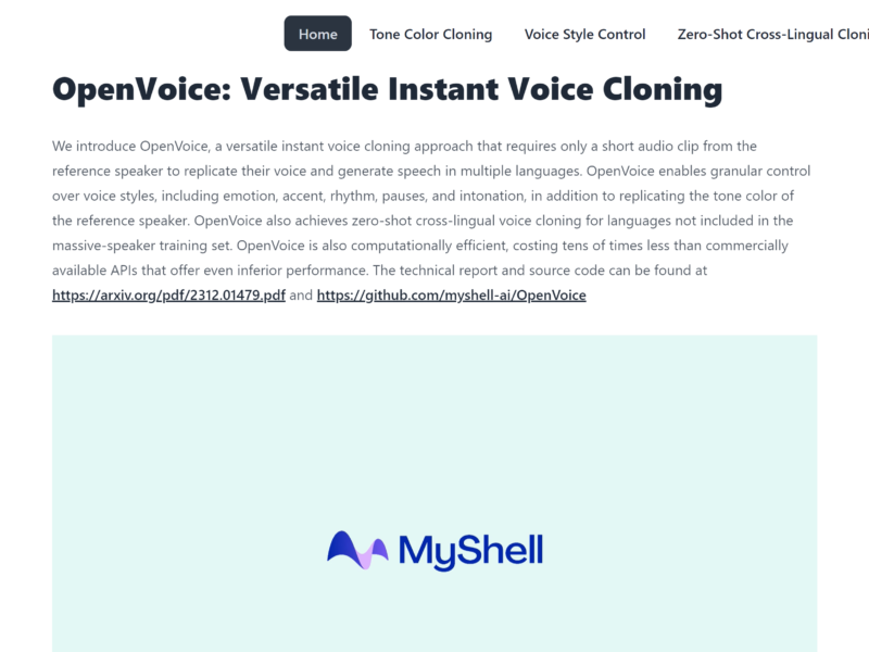 OpenVoice AI