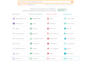WolframAlpha