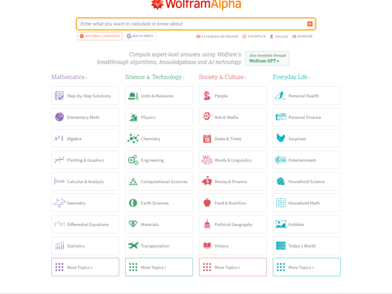 WolframAlpha